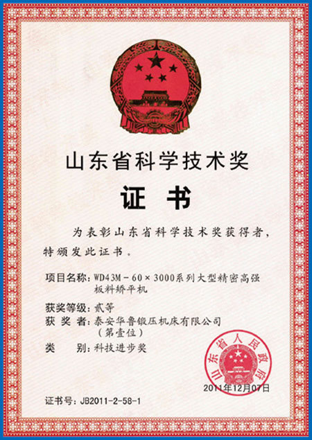 Shandong Science and Technology Award